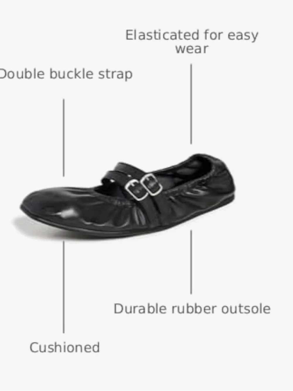 Free People gemini ballet flats